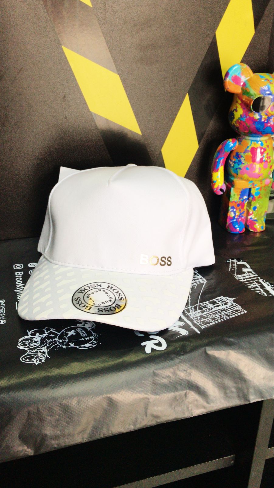 GORRA BOSS WHITE