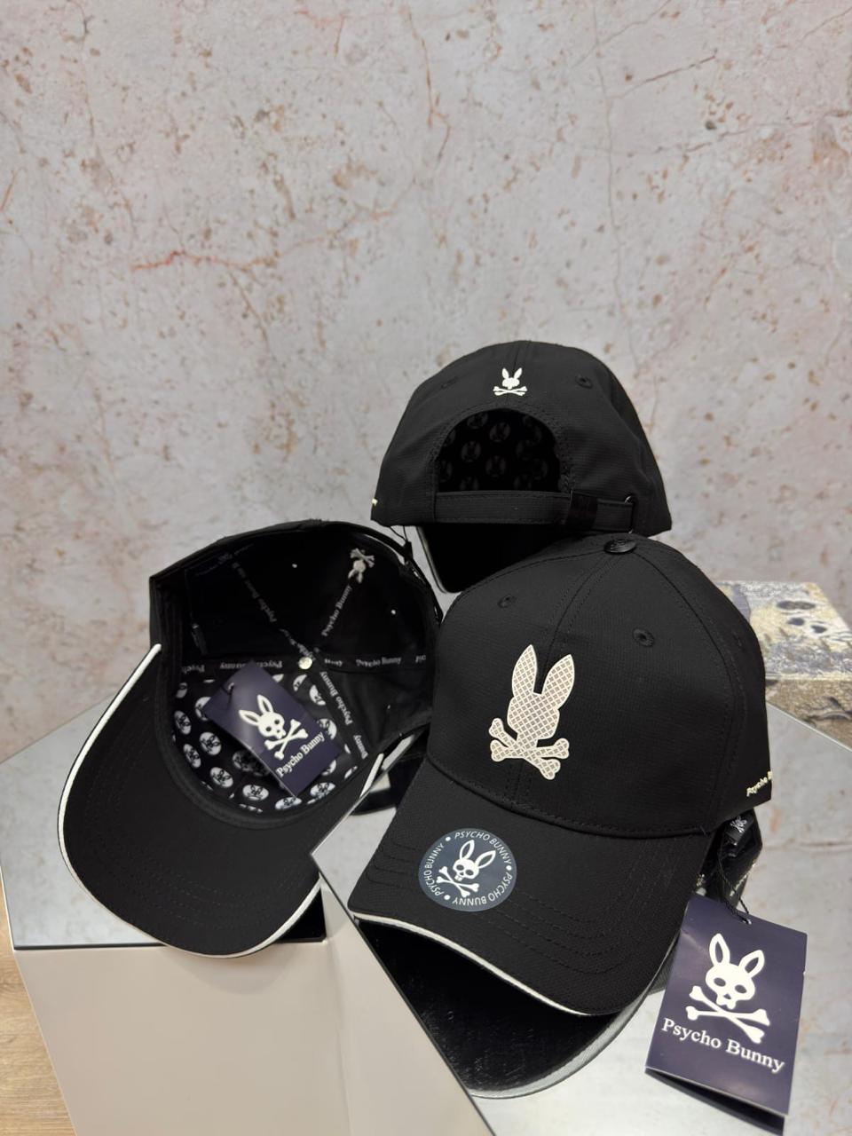 GORRA PSYCHO BUNNY BLACK