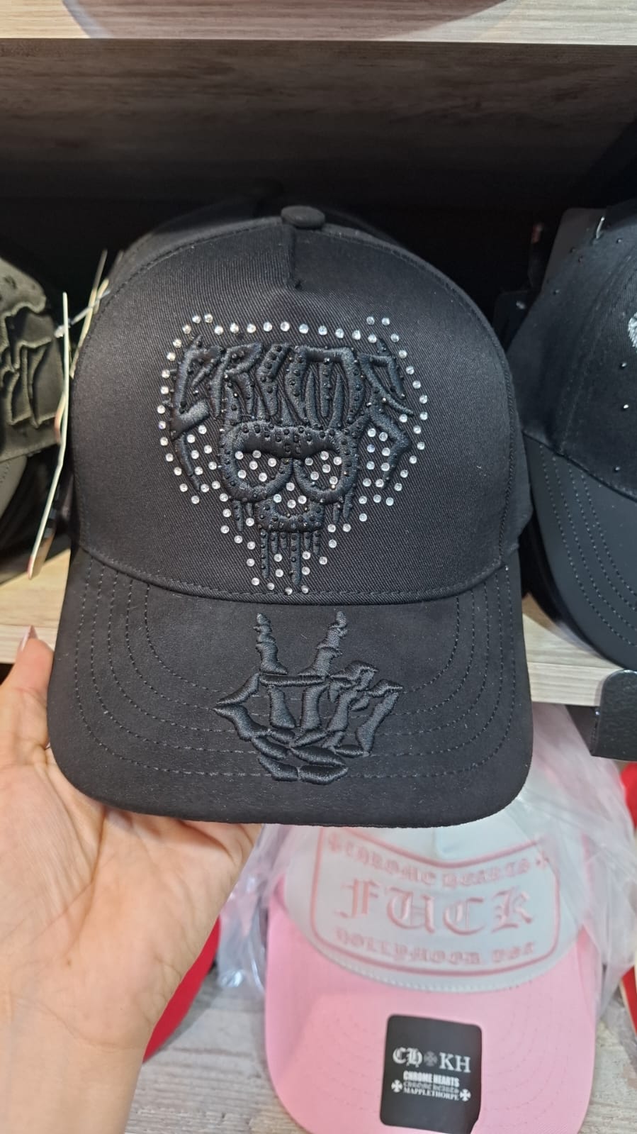 GORRA BRIM BLACK PERLADA