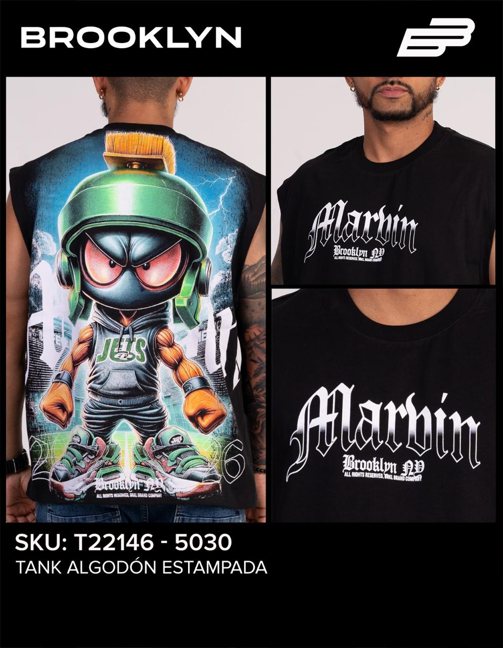 CAMISA SIN MANGAS MARVIN