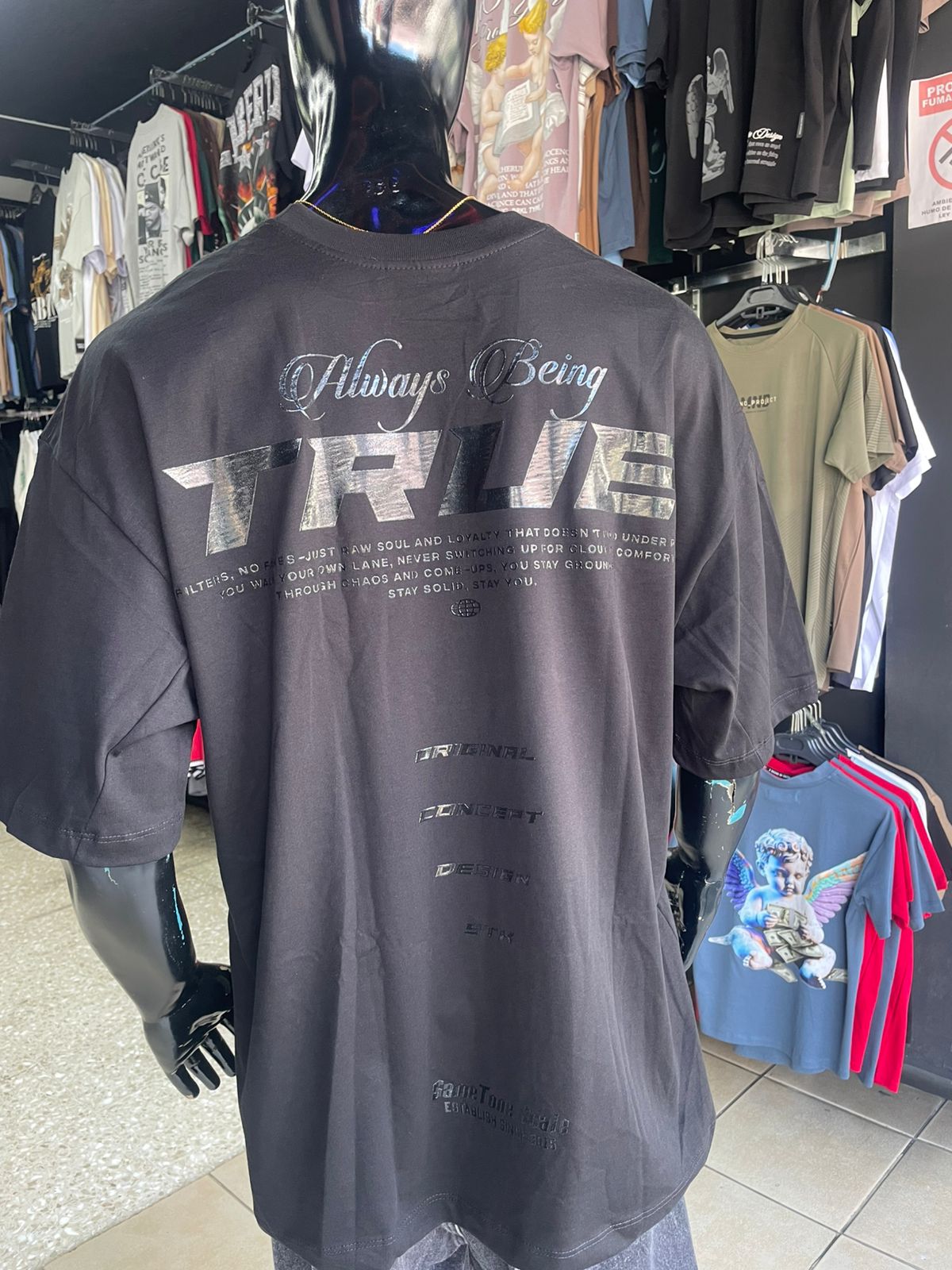 CAMISA TRUE BLACK
