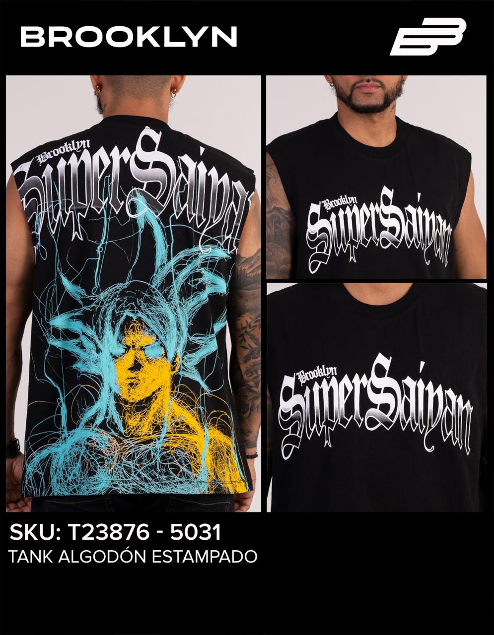 CAMISA SIN MANGAS SON GOKUUU