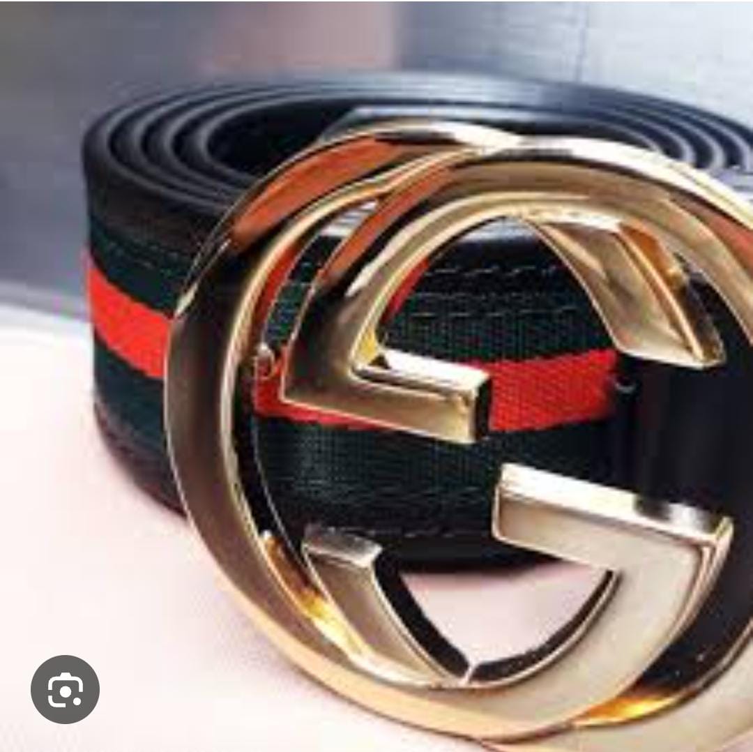 FAJA GUCCI VERDE CON ROJO