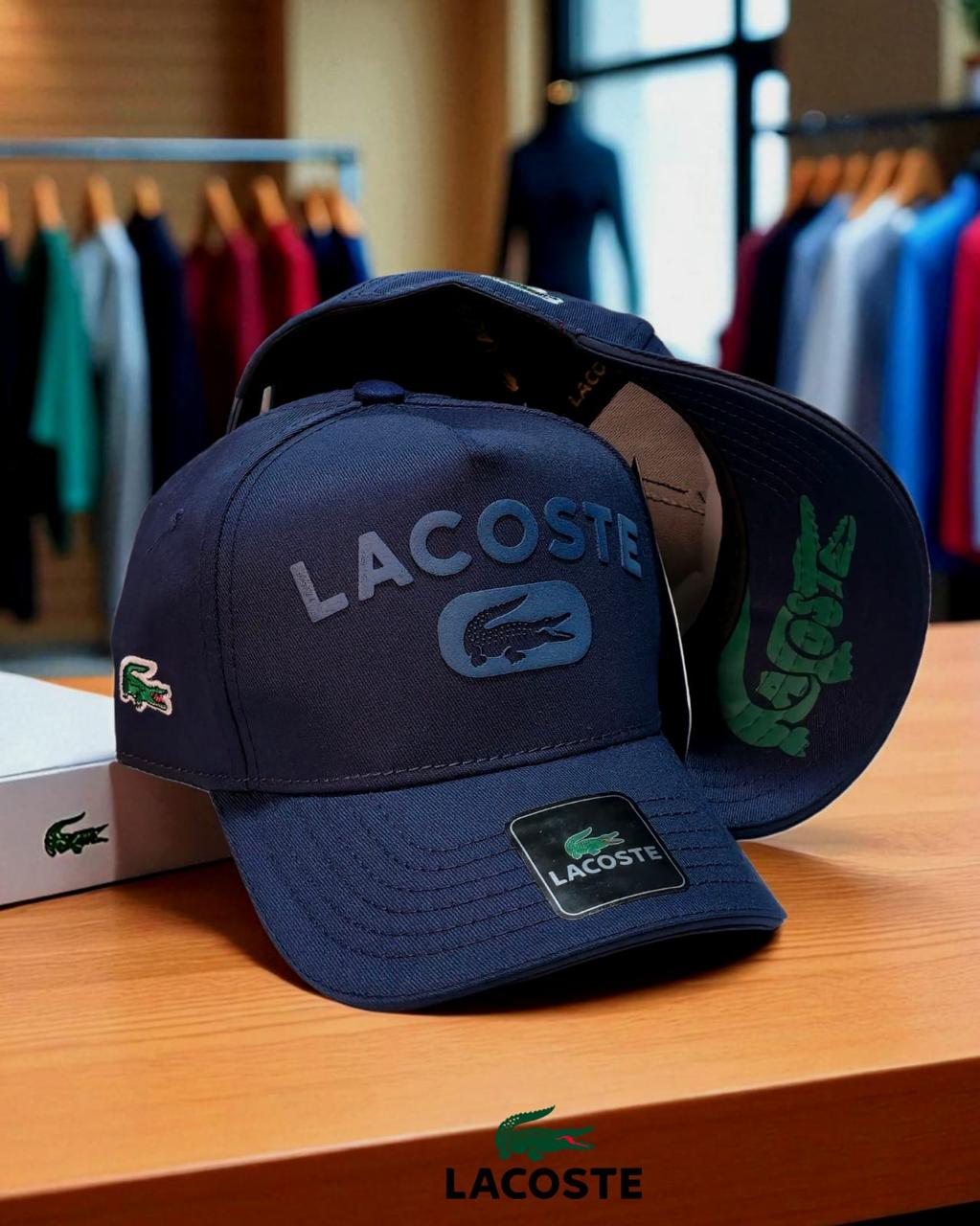 GORRA LACOSTE AZUL OSCURO