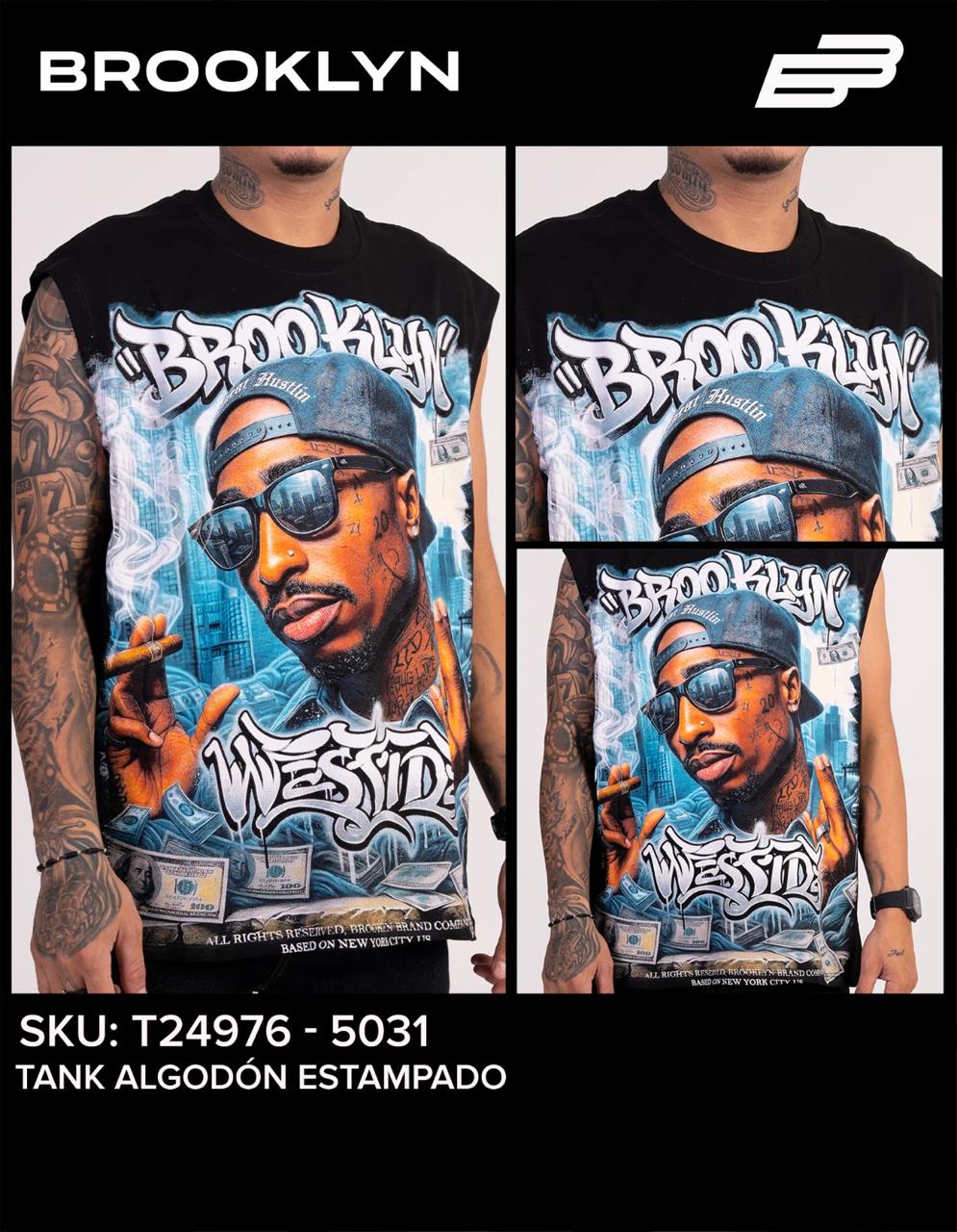 CAMISA TUPAC SIN MANGAS