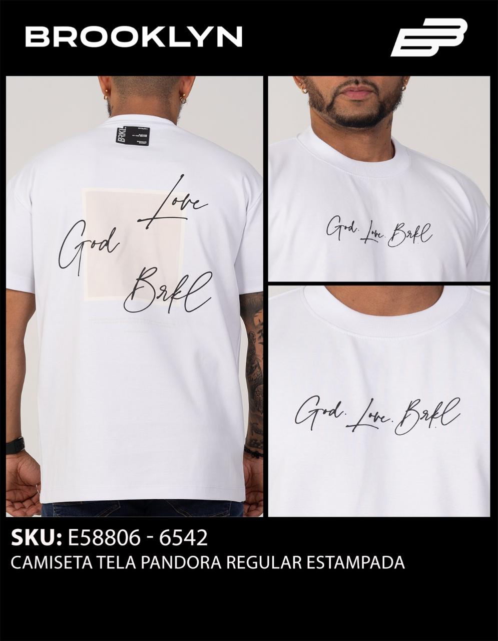 CAMISA LOVE GOD BRKL
