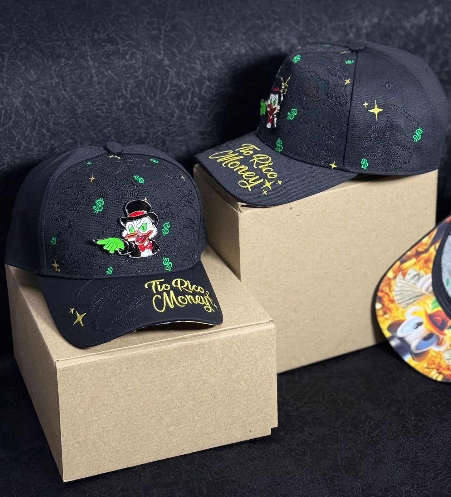 GORRA TIO RICO MONEY BLACK
