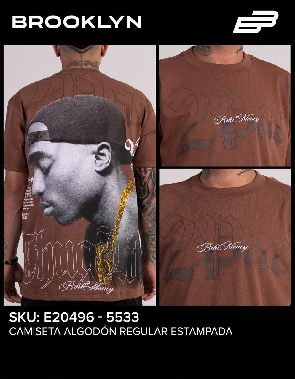 CAMISA 2PAC MIEDO