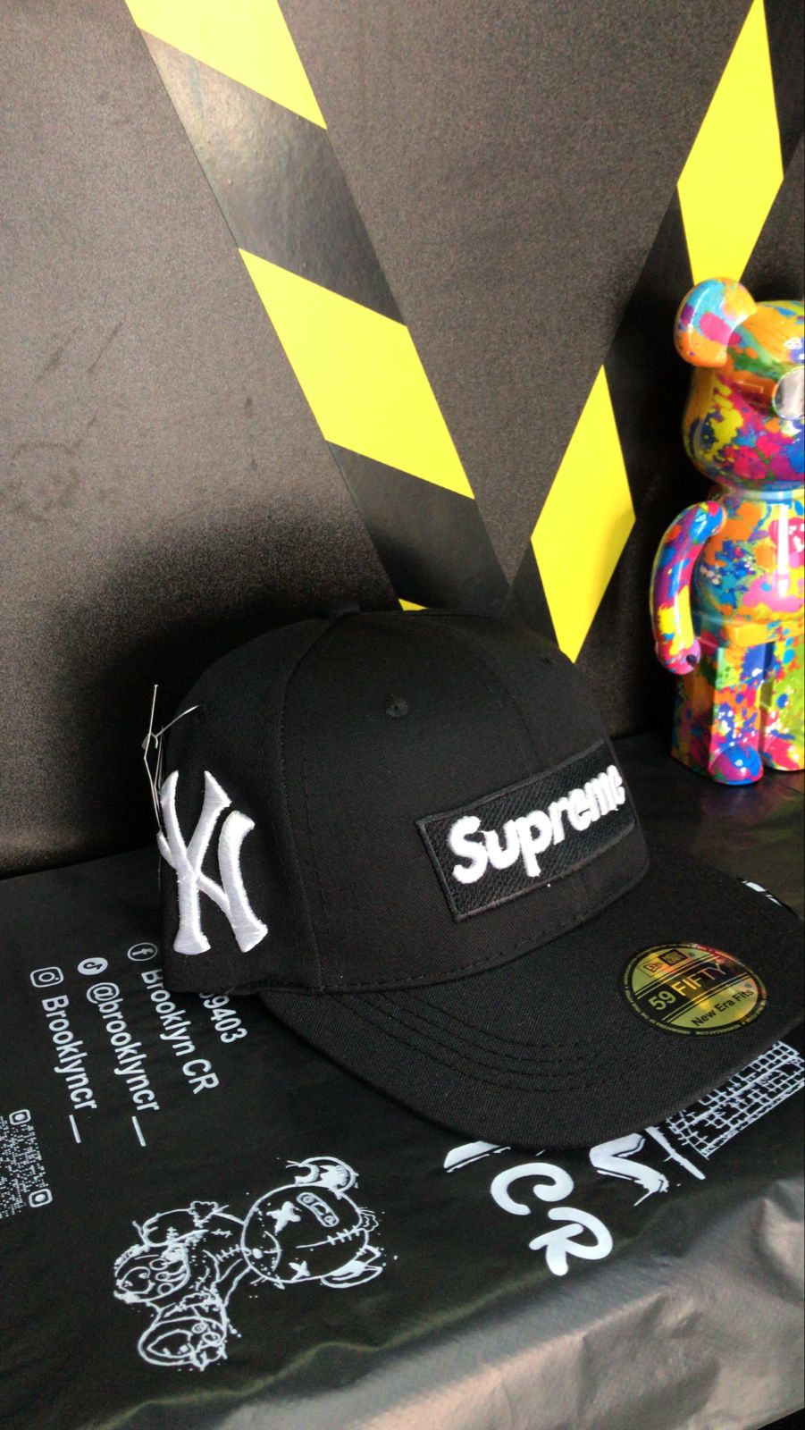 GORRA SUPREME BLACK