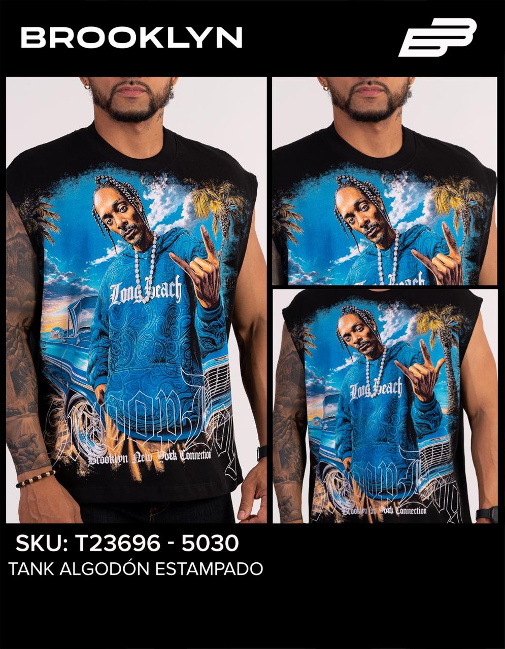 CAMISA SNOOP DOG SIN MANGAS