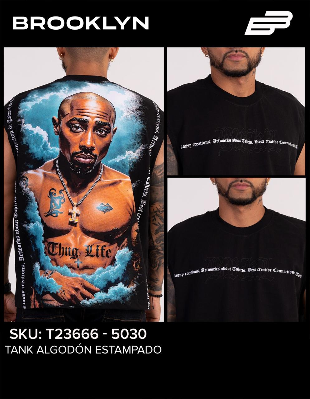 CAMISA SHAKUR SIN MANGAS