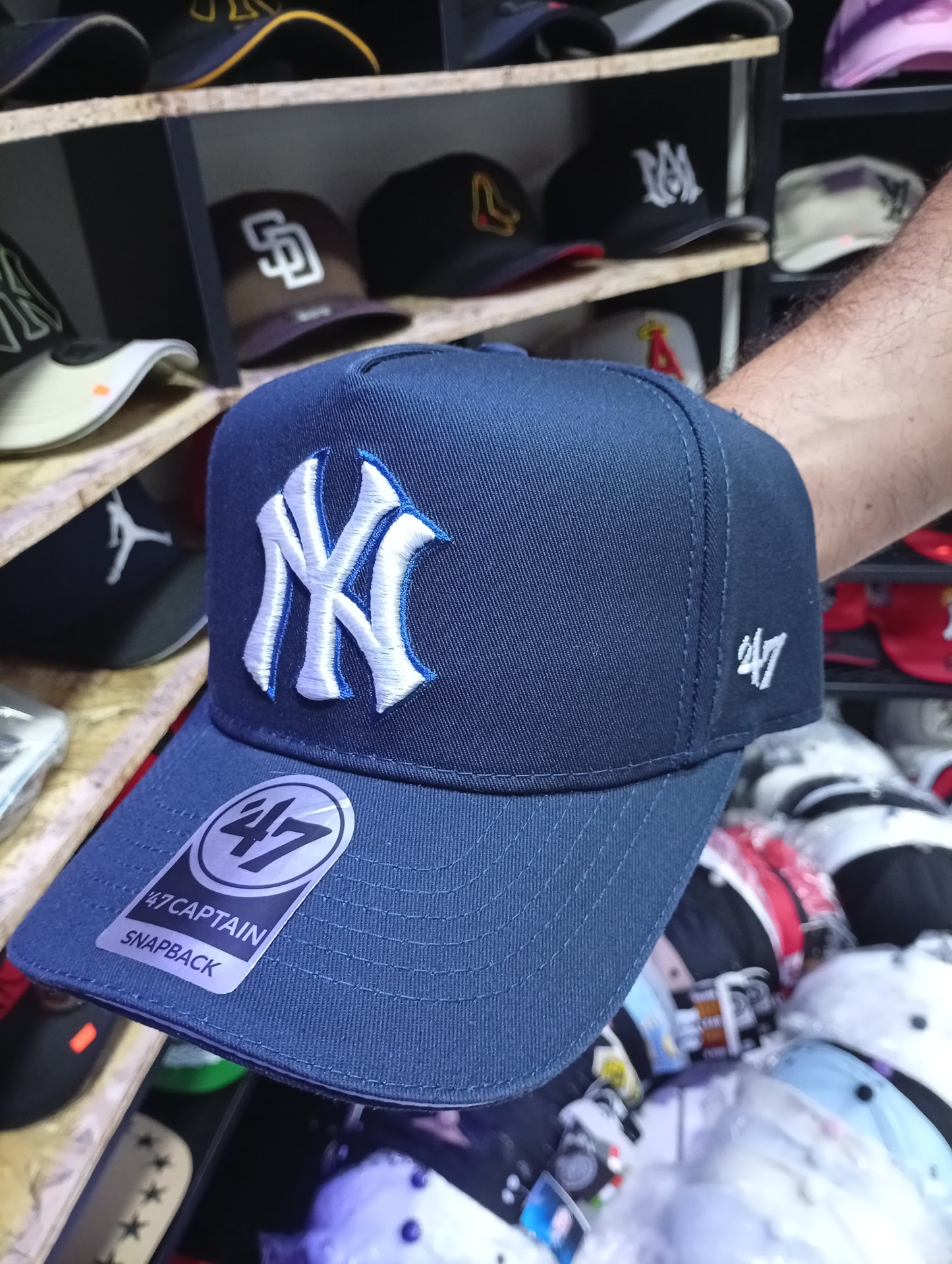 BK YANKEES AZUL CON BLANCO 47 BLANCO