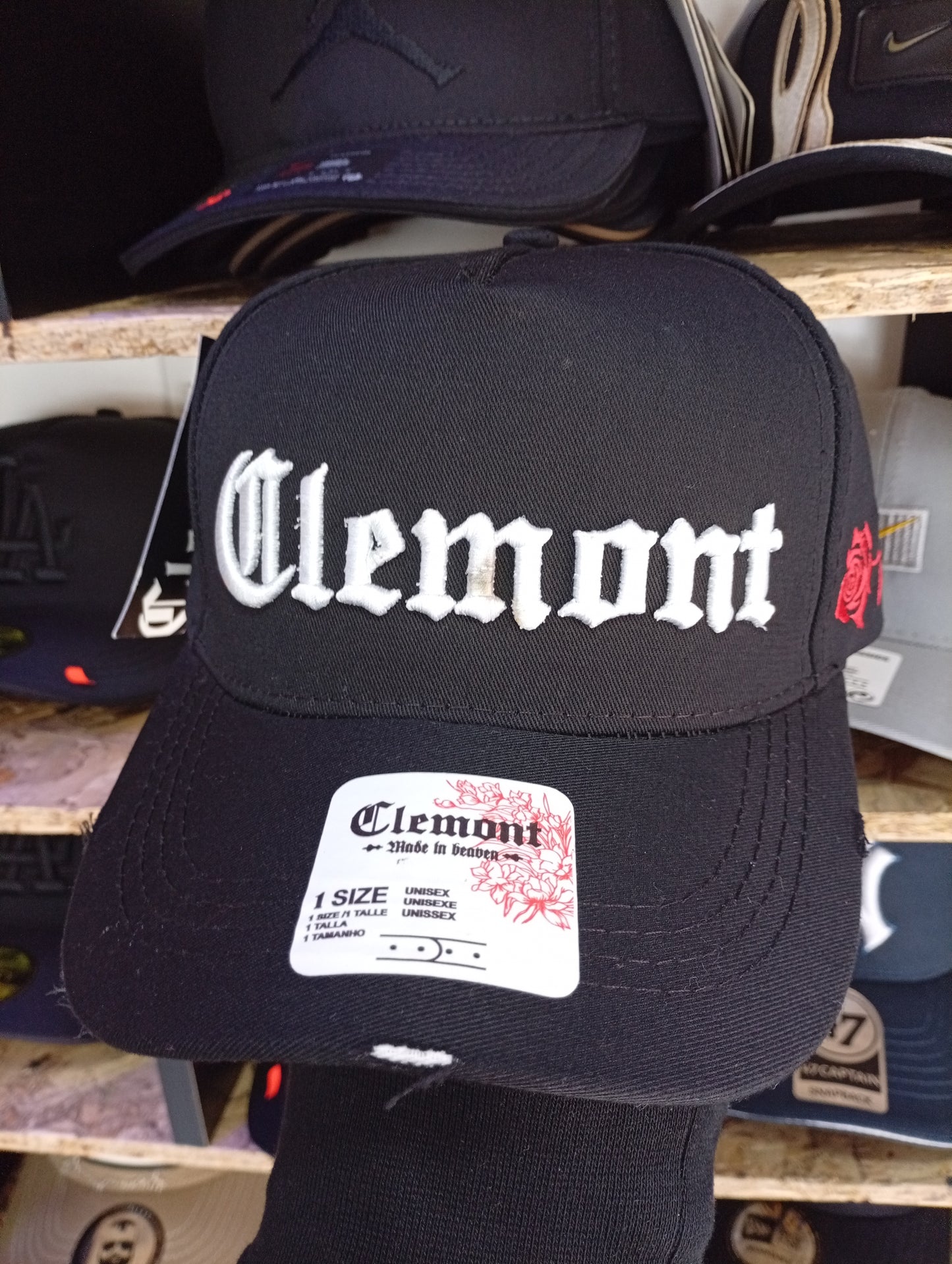 BK CLEMONT NEGRO CON BLANCO