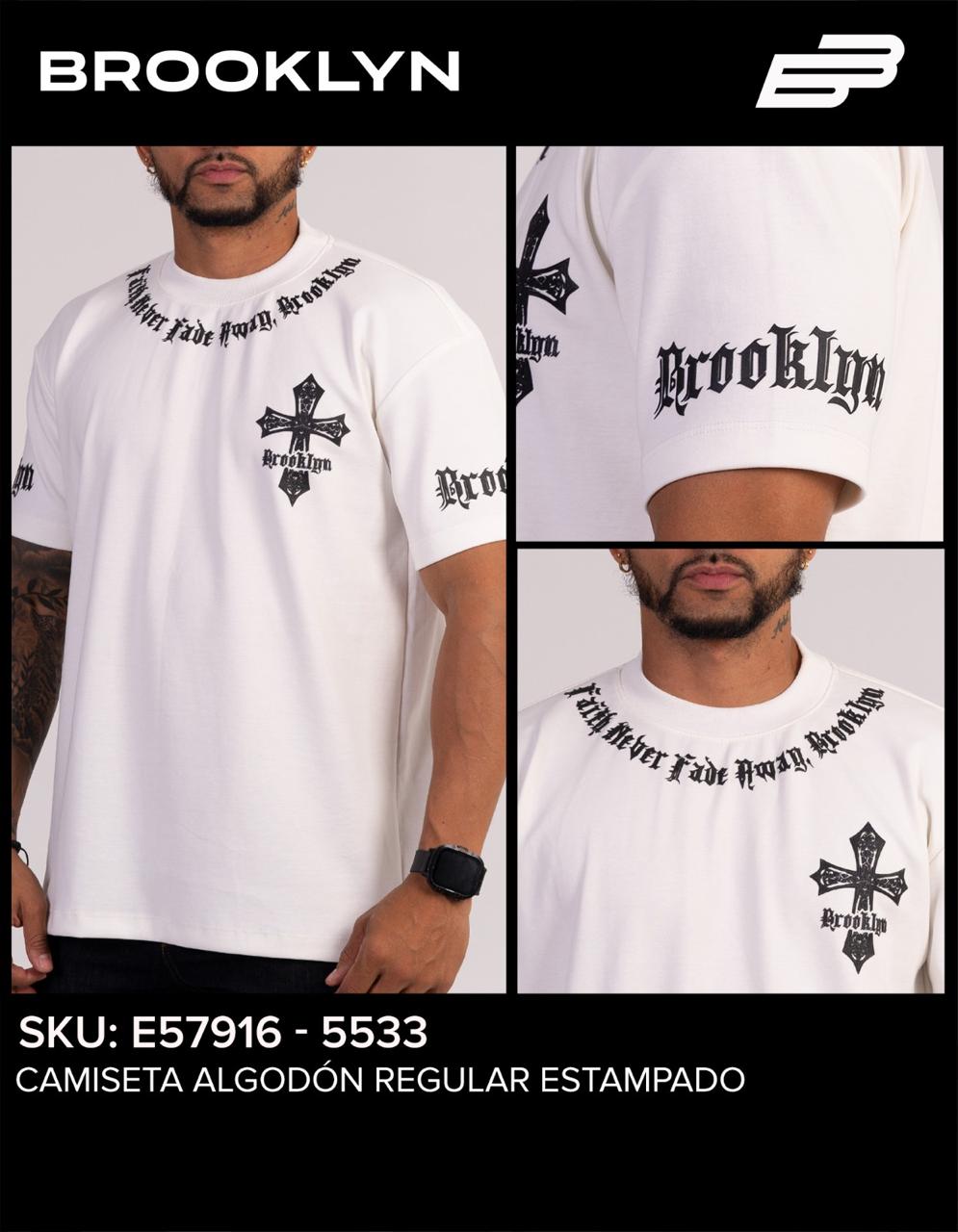 CAMISA BRKL CRUCES