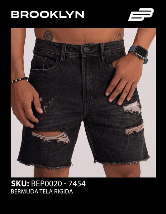 SHORT MEZCLILLA BLACK