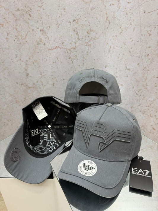 GORRA ARMANI GRIS AZULADO