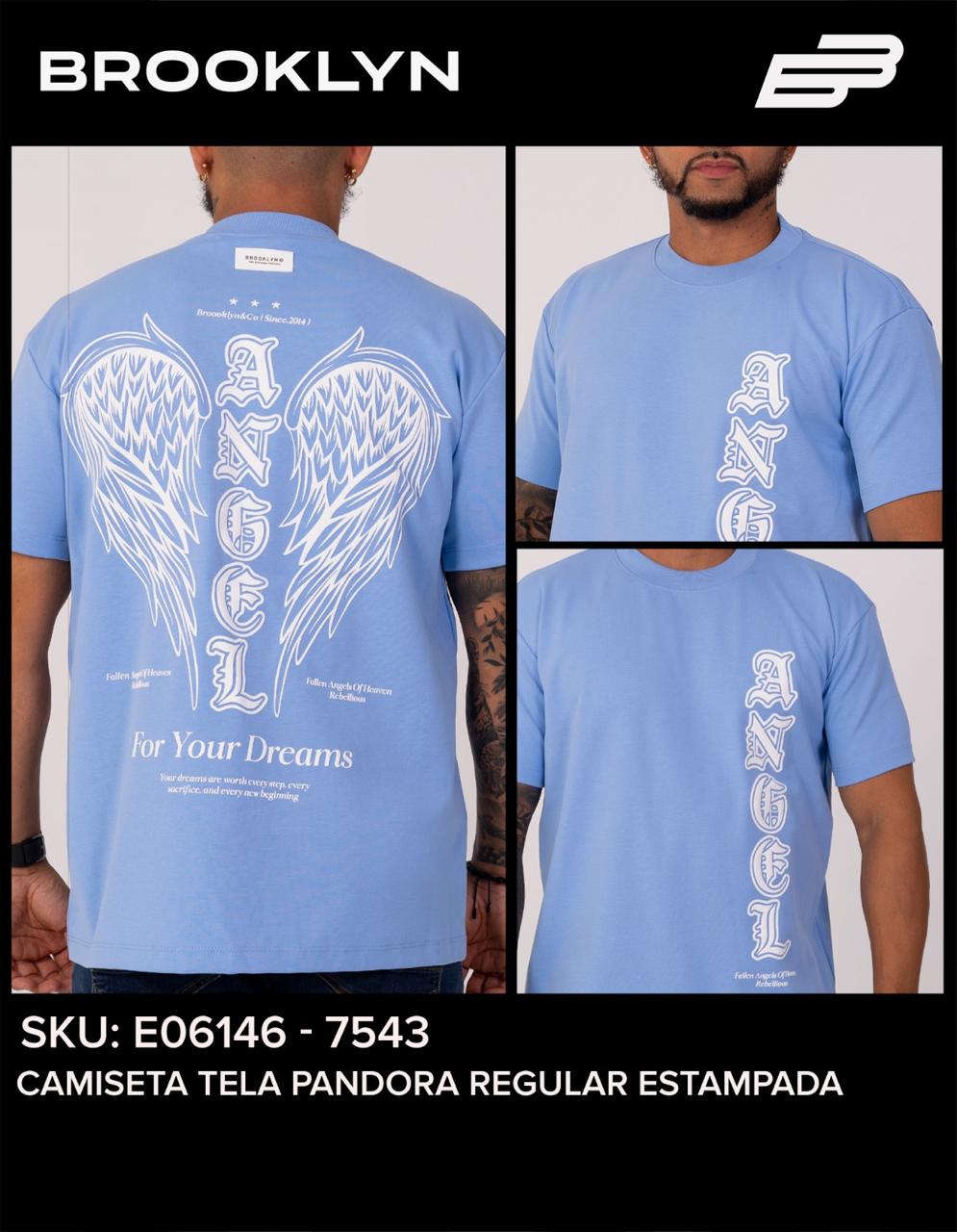 CAMISA ANGELS CELESTE