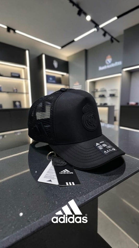 GORRA REAL MADRID FULL BLACK
