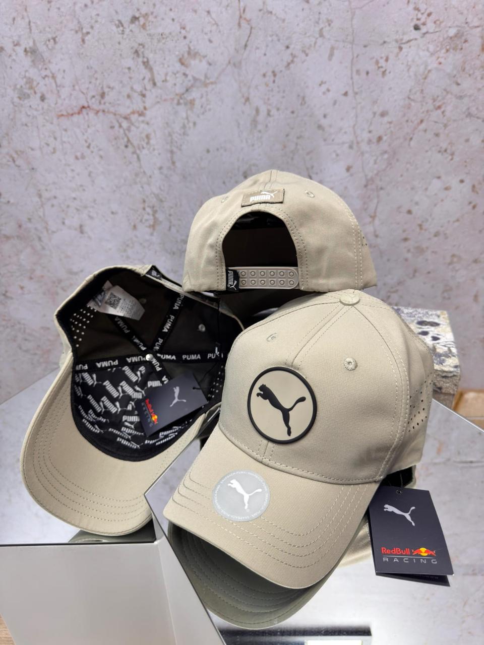 GORRA PUMA BEIGE