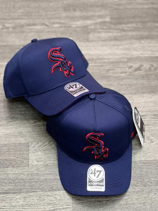 GORRA CHICAGO WHITE SOX BLUE AND RED