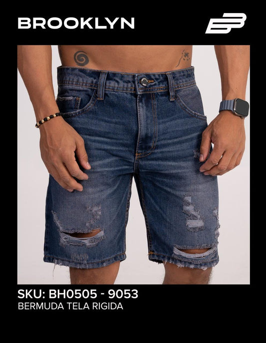 SHORT MEZCLILLA OSCURO