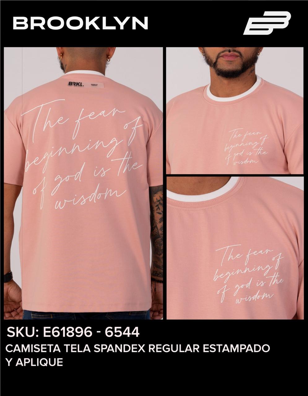 CAMISA BRKL SALMON