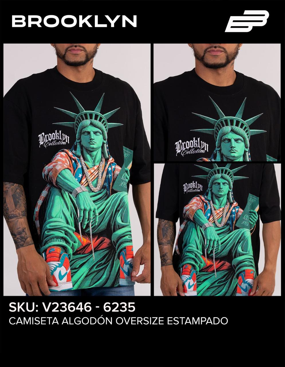 CAMISA ESTATUA PARCHADA