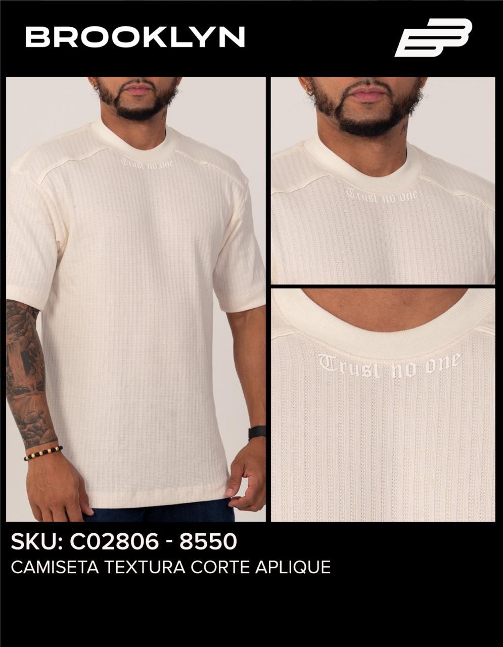 CAMISA TEXTURA TRUST NO ONE