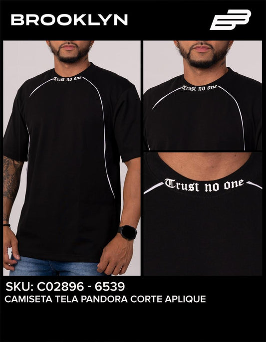CAMISA TRUST NO ONE BLACK