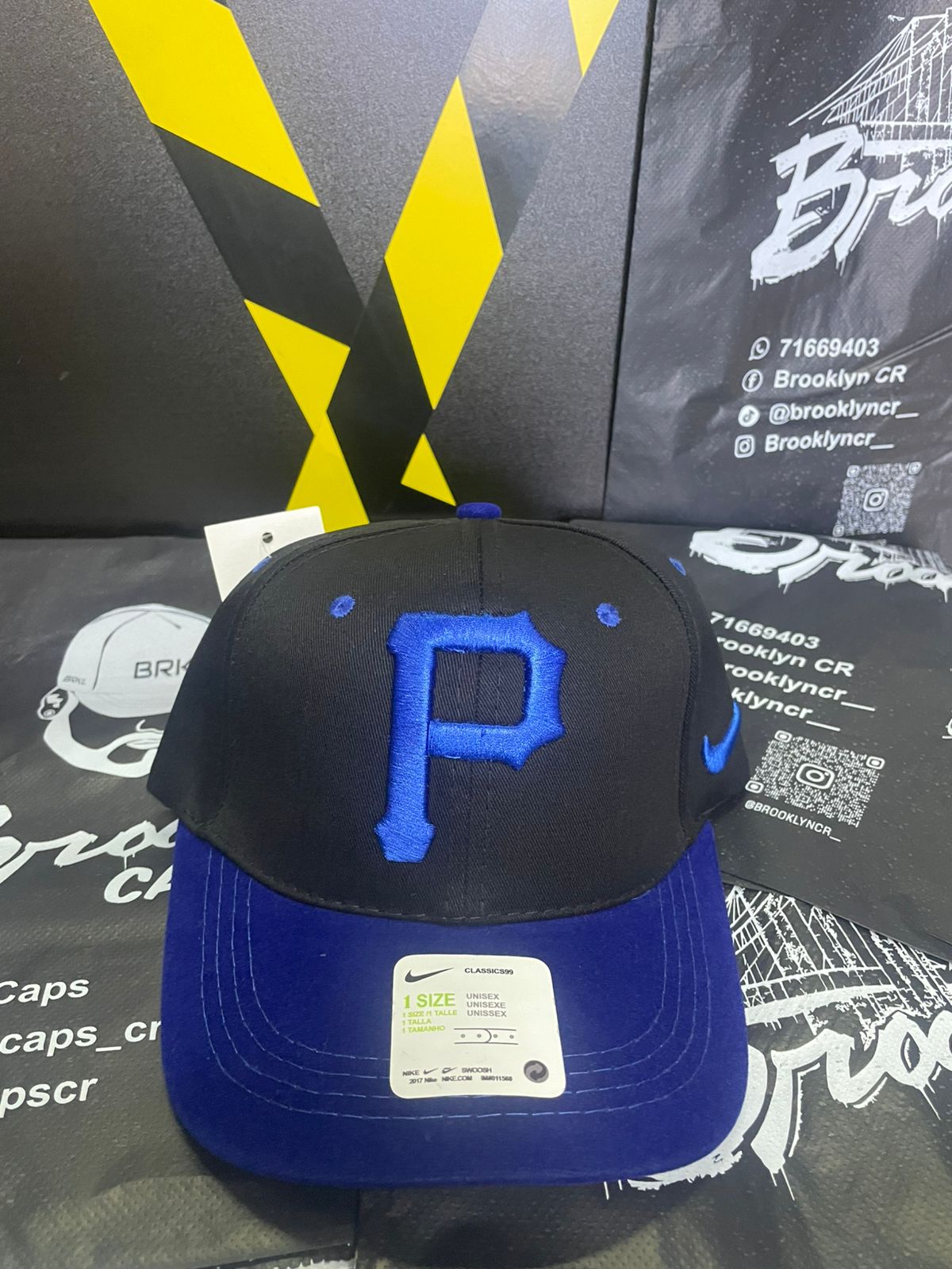 GORRA P NEGRA CON AZUL