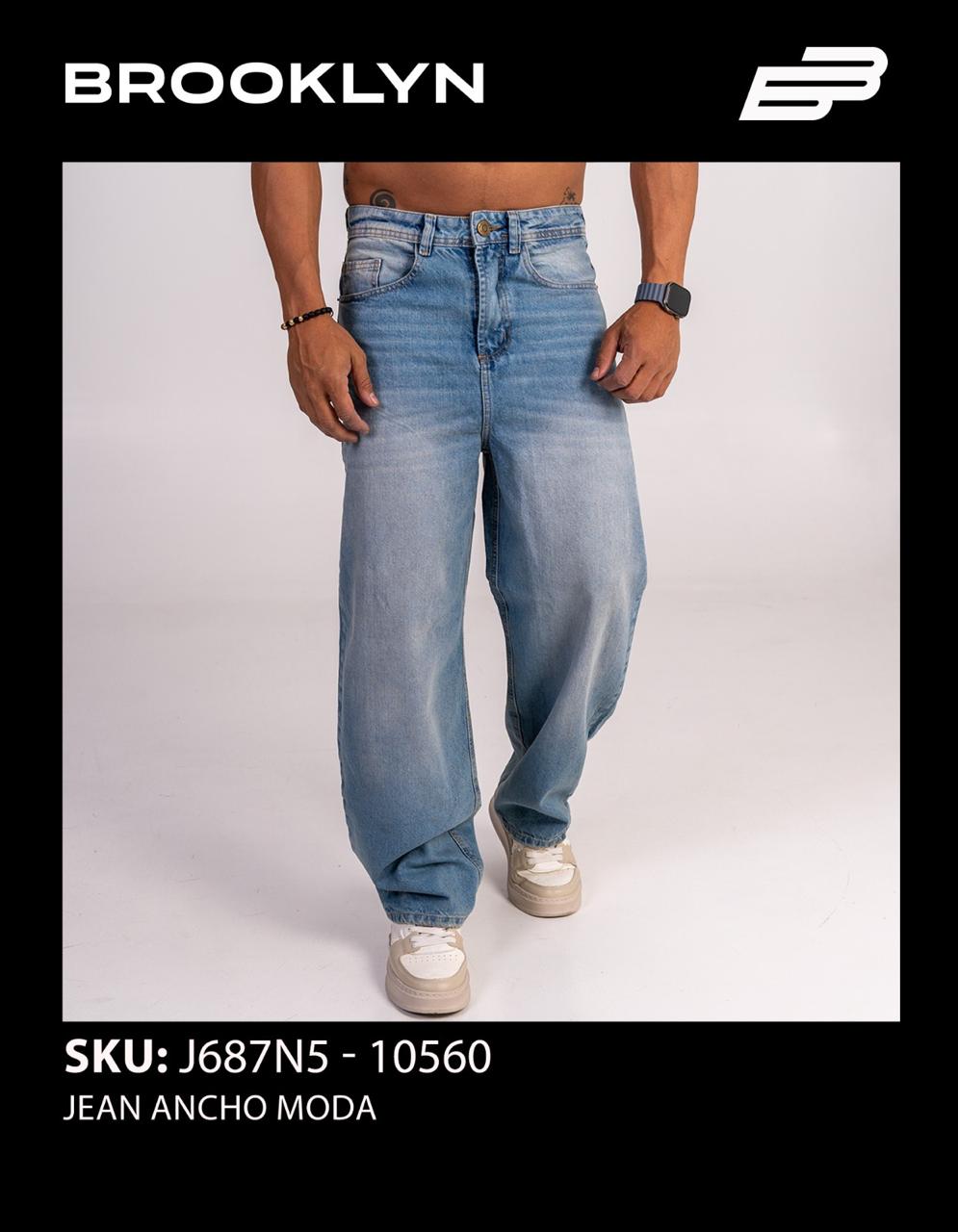 PANTALON BAGGIE CLARO