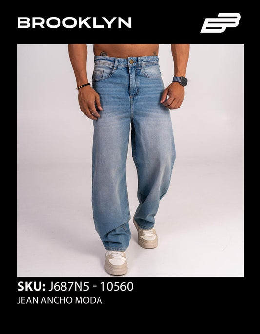 PANTALON BAGGIE CLARO