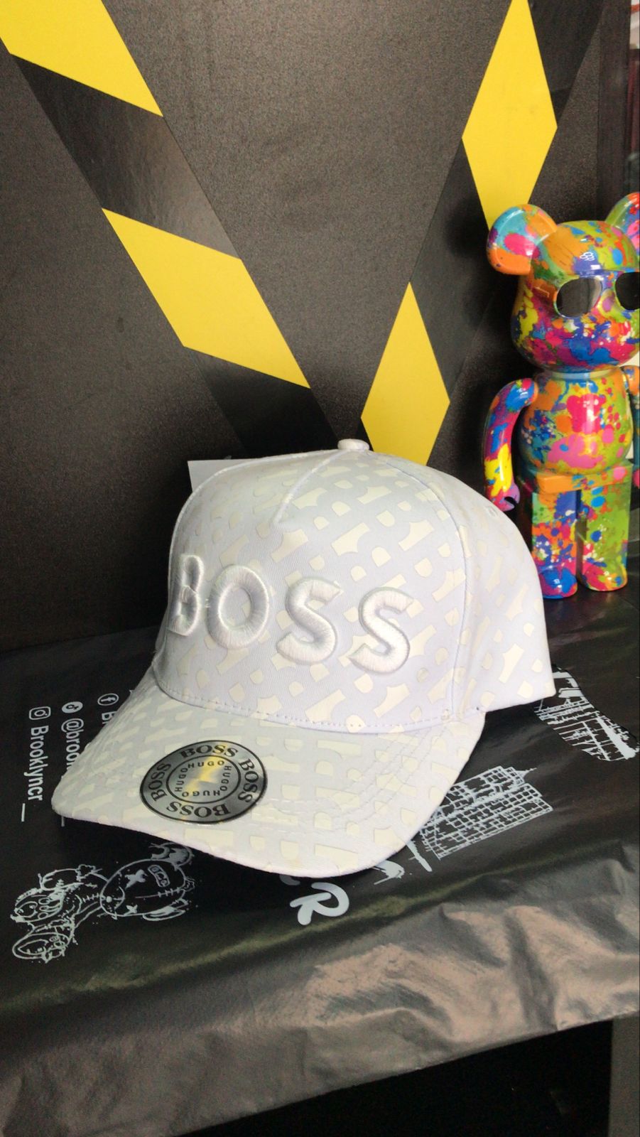 GORRA BOSS WHITE
