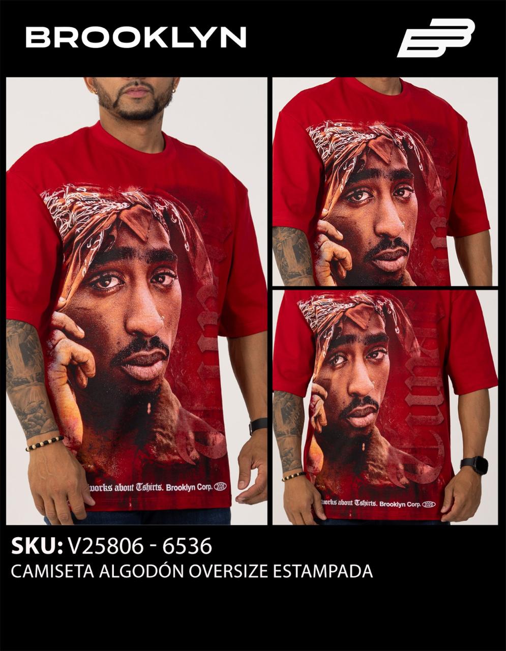 CAMISA TUPAC RED