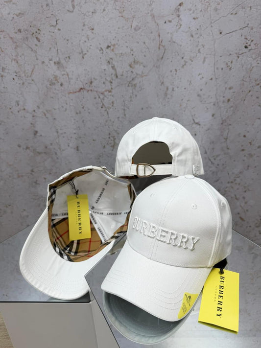GORRA BURBERRY WHITE
