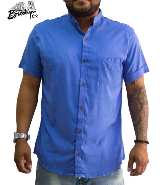 CUELLO CHINO AZUL