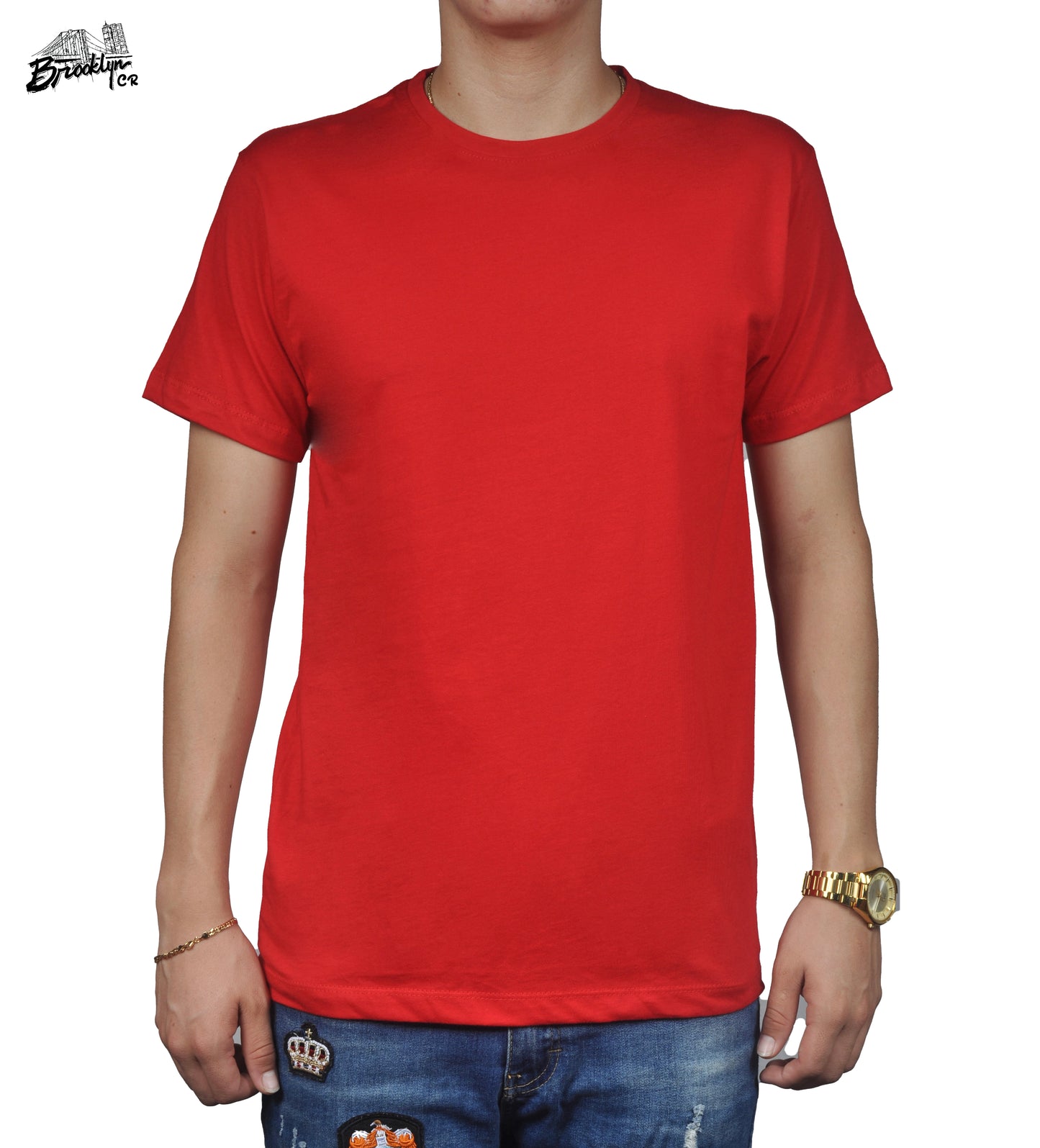 CAMISETA LISA TELA FRIA ROJA