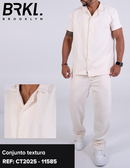 CONJUNTO CASUAL CREMA
