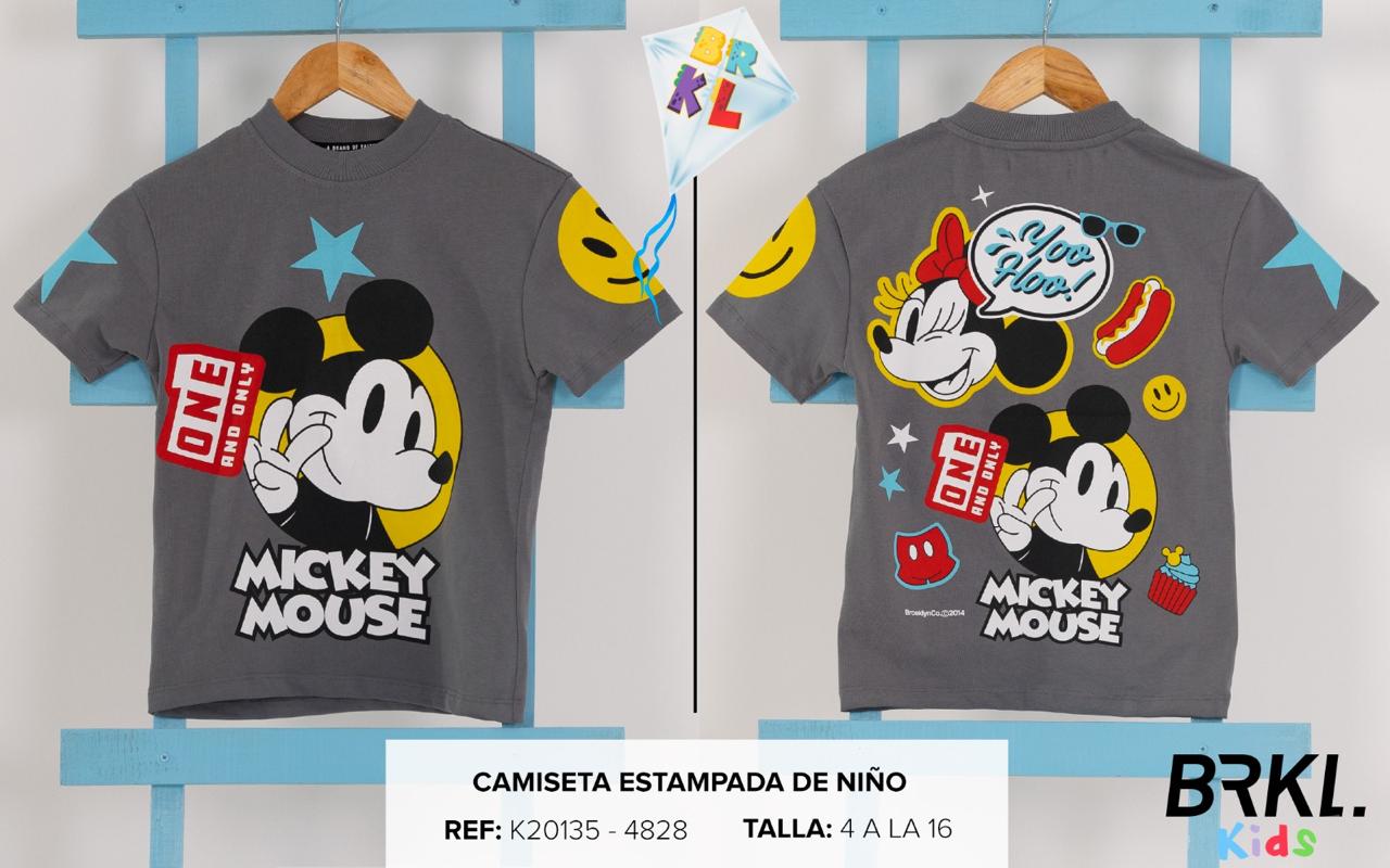 CAMISA MICKEY AN MINNIE