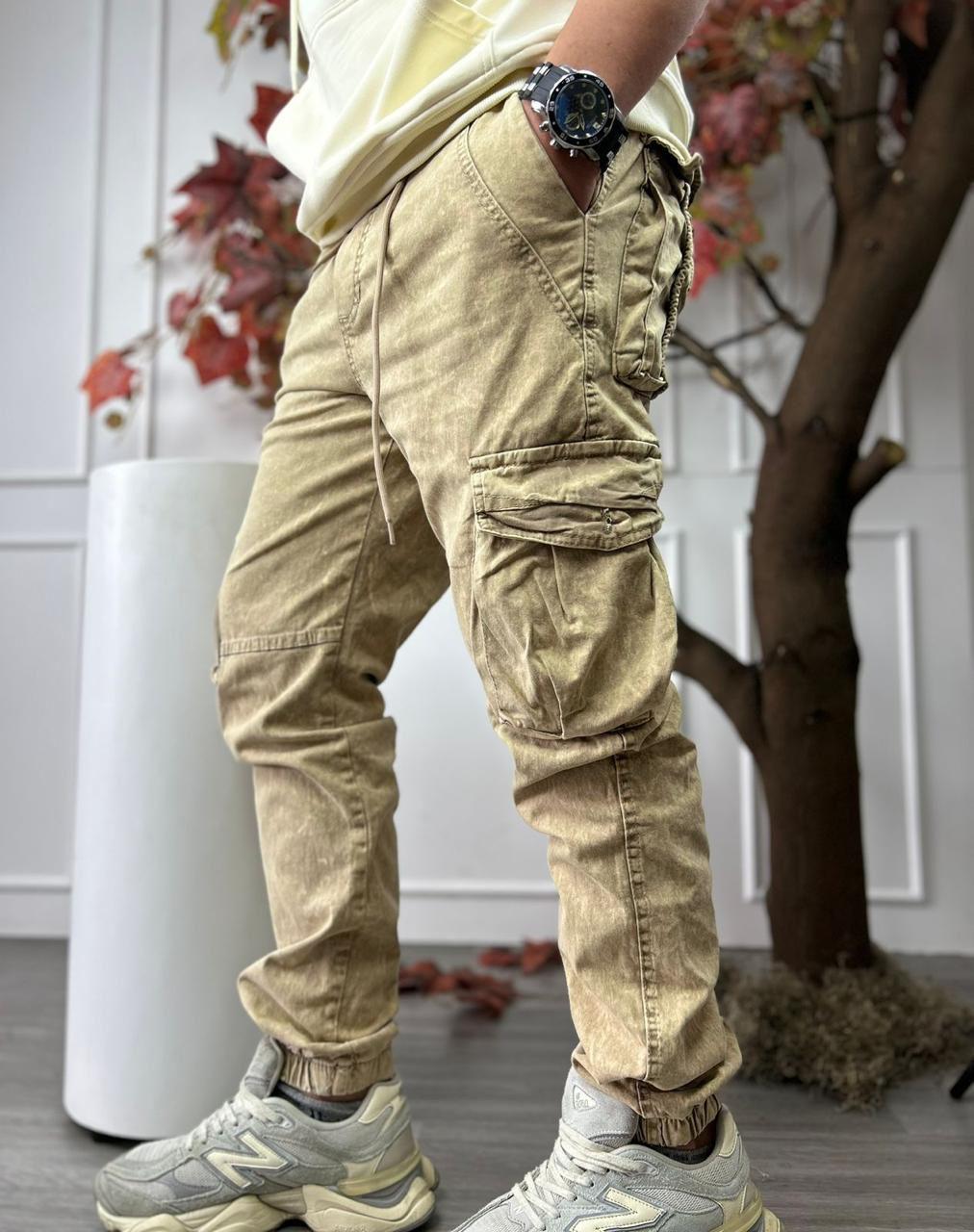 JOGGER BEIGE COMBINADO