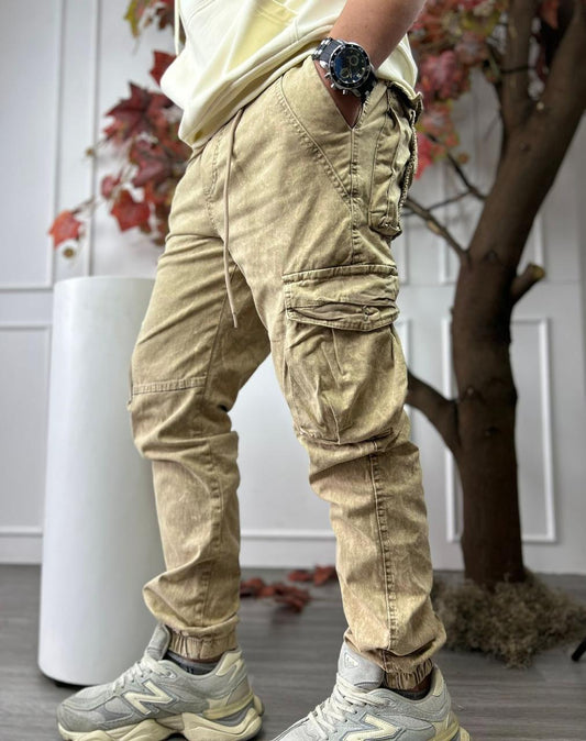 JOGGER BEIGE COMBINADO