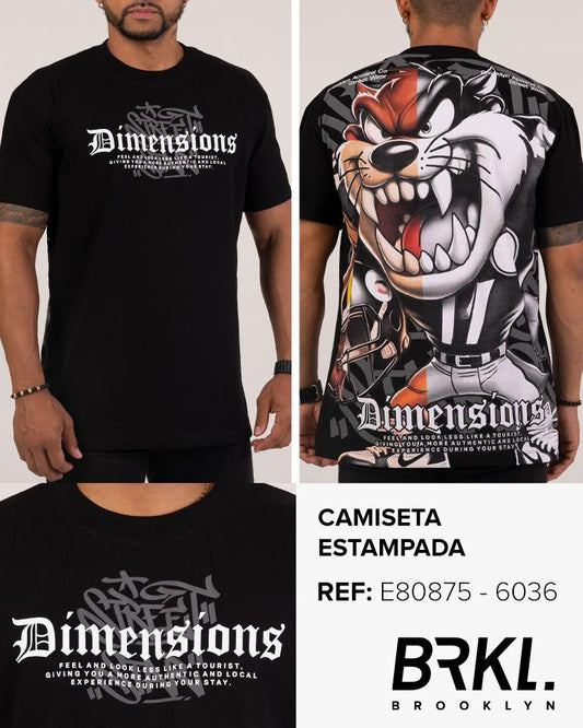 CAMISA TAZ DIMENSIONS