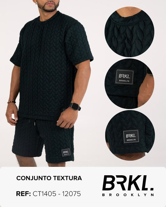 CONJUNTO TEXTURA VERDE