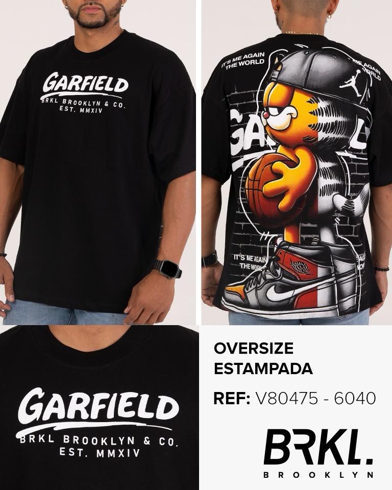 CAMISA GARFIELD BASKET