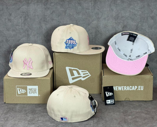 GORRA YANKEES ROSA CERRADA