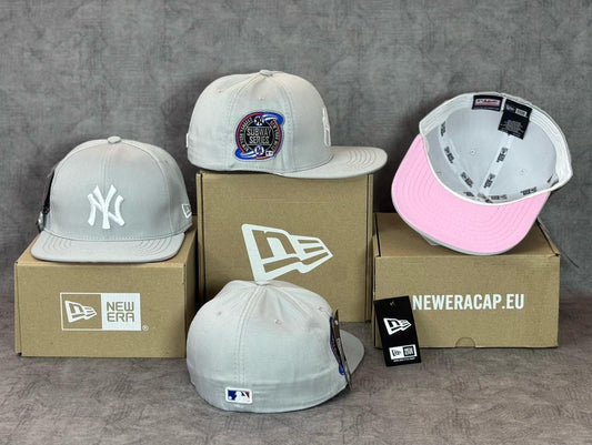 GORRA CERRADA YANKEES GRIS