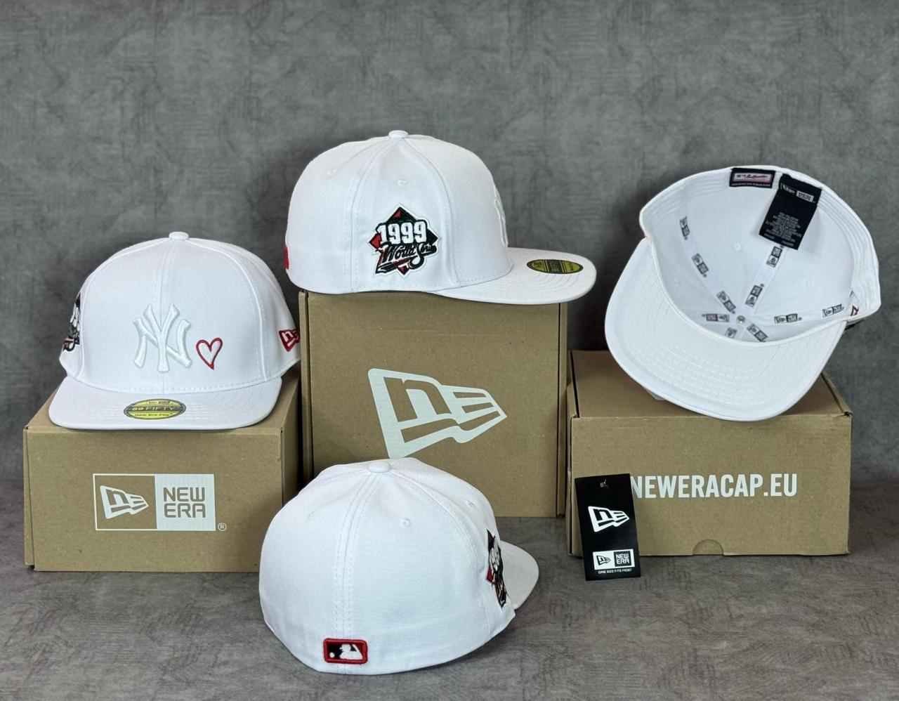 GORRA CERRADA YANKEES WHITE