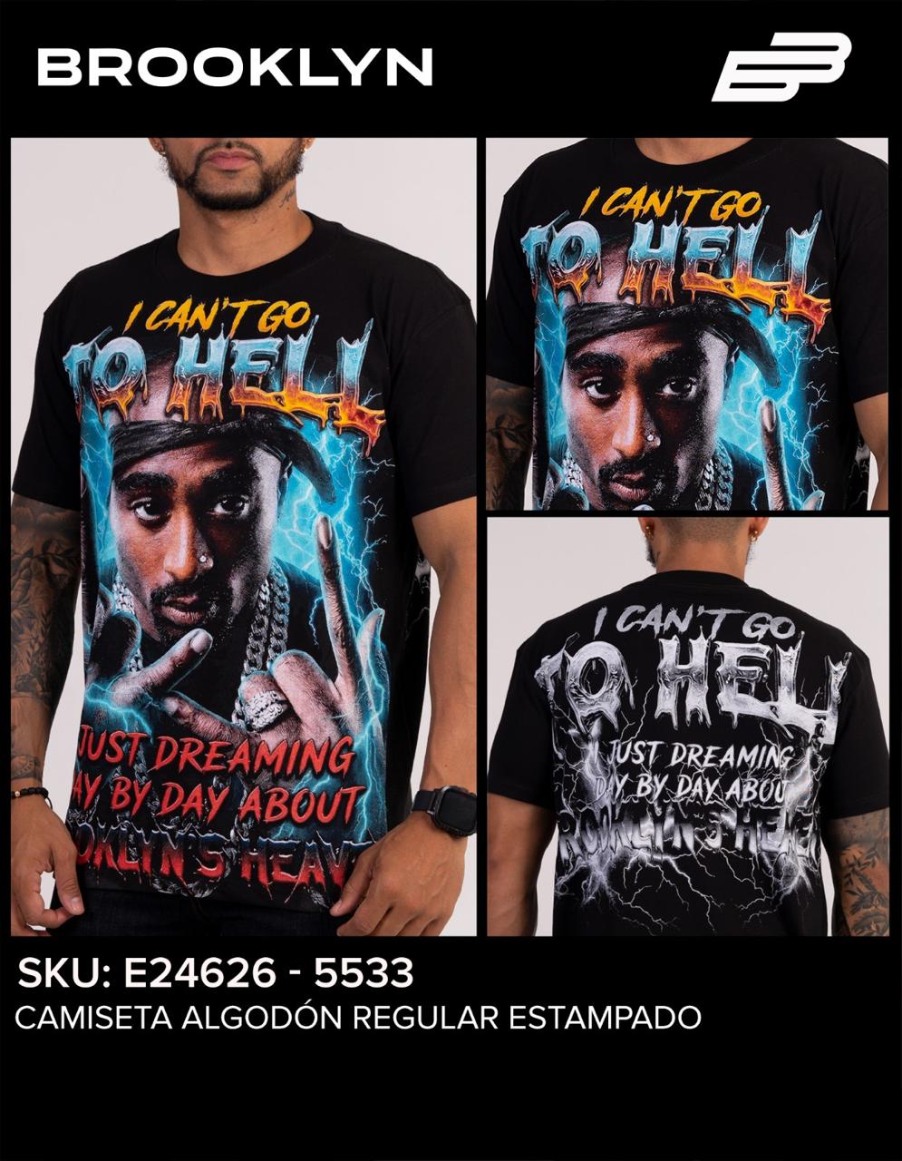 CAMISA I CAN GO TO HELL
