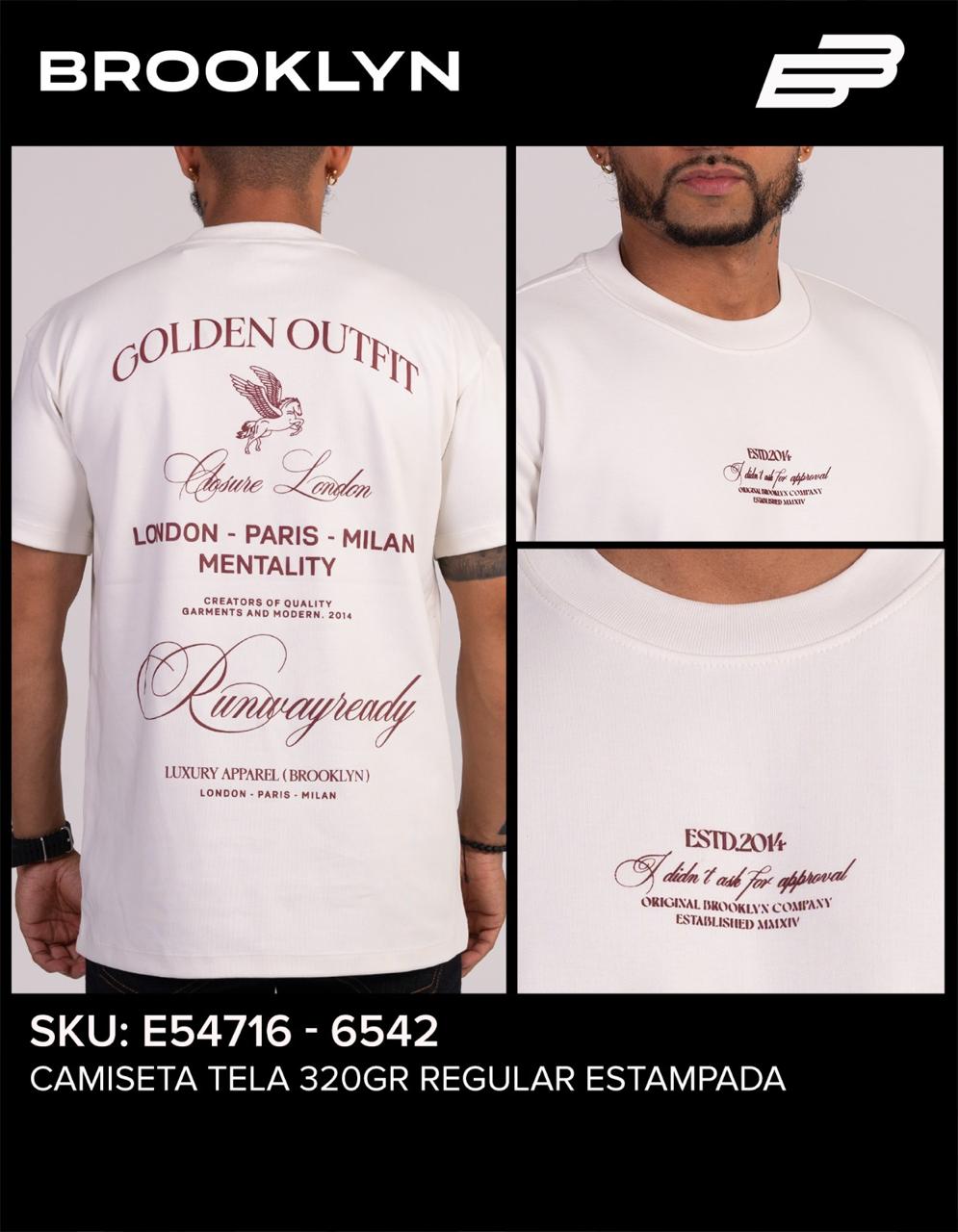 CAMISA GOLDEN OUTFIT