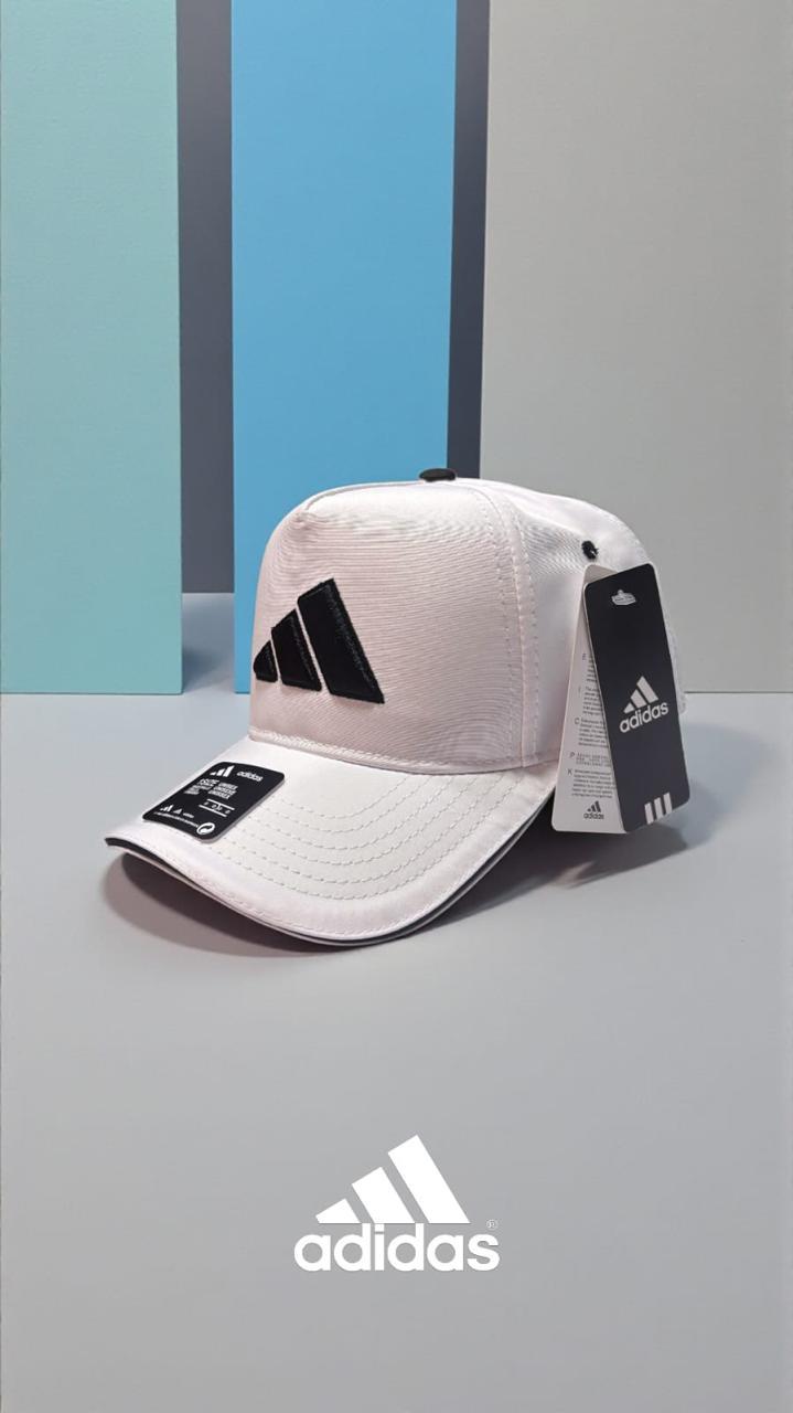 GORRA ADIDAS BLANCA CON NEGRO